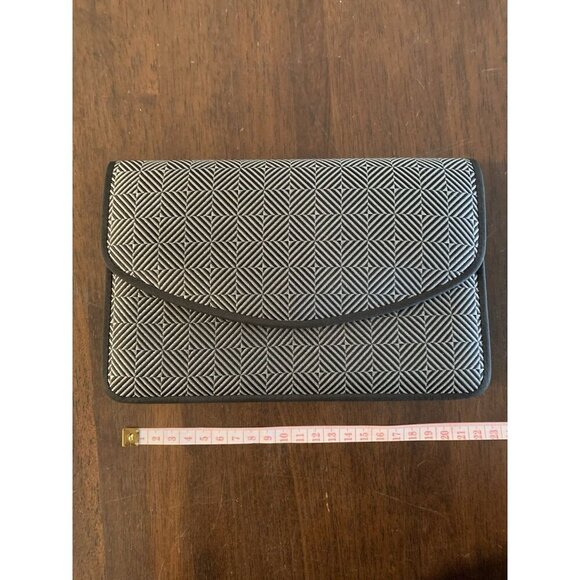 Jim Thompson Formal Bag Silver Black Patterned - Picture 3 of 7